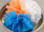 Blumenschmuck aus 3 Servietten
